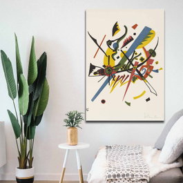 Wallity 70100KANDINSKY016 Vasili Kandinsky Lienzo Decorativo Multicolor 70x100 cm